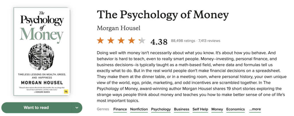 psychology of money
